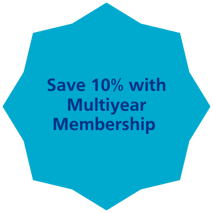 Save 10% with Multiyear Membership
